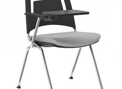 Stylish gray chair, modern chair, high-quality design, office chair, new.